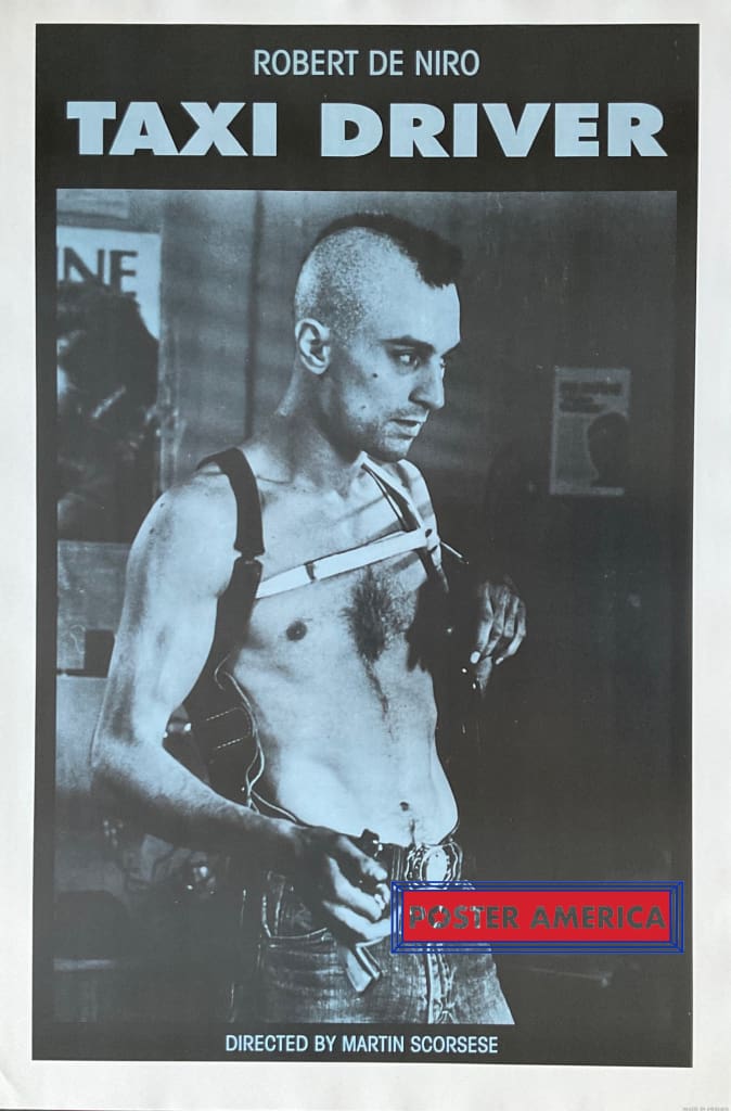 Load image into Gallery viewer, Robert De Niro Taxi Driver Vintage Swedish Import Movie Poster 24 X 36 Vintage Poster
