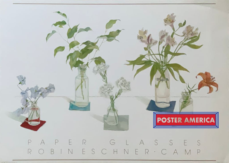 Load image into Gallery viewer, Robin Eschner Camp Paper Glasses Vintage 1983 Fine Art Print 20 X 28 Vintage Fine Art Print
