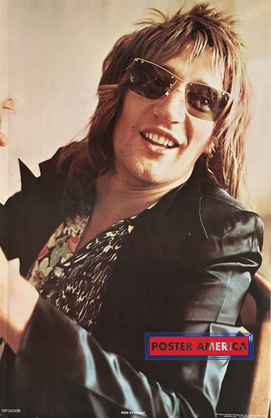 Rod Stewart Close Up 1973 Vintage Poster 22 X 33 Vintage Poster