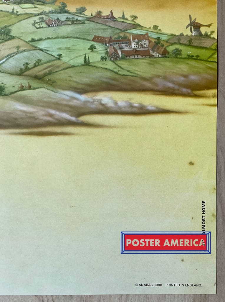 Load image into Gallery viewer, Rodney Mathews Almost Home Vintage 1988 Uk Import Art Poster 24 X 35
