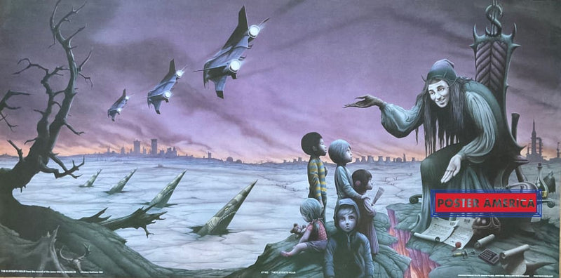 Load image into Gallery viewer, Rodney Matthews The Eleventh Hour Vintage 1983 Poster 20 X 39 Vintage Poster
