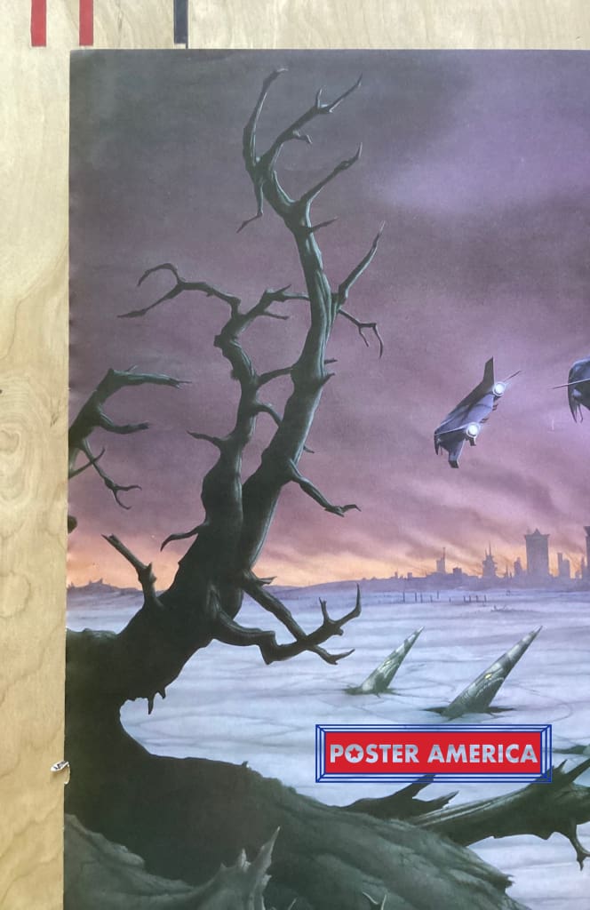 Load image into Gallery viewer, Rodney Matthews The Eleventh Hour Vintage 1983 Poster 20 X 39 Vintage Poster
