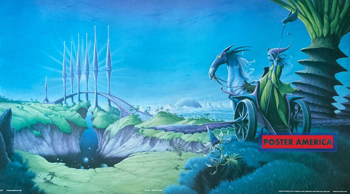 Rodney Matthews Time To Turn Vintage 1983 Poster 20 X 35 Vintage Poster