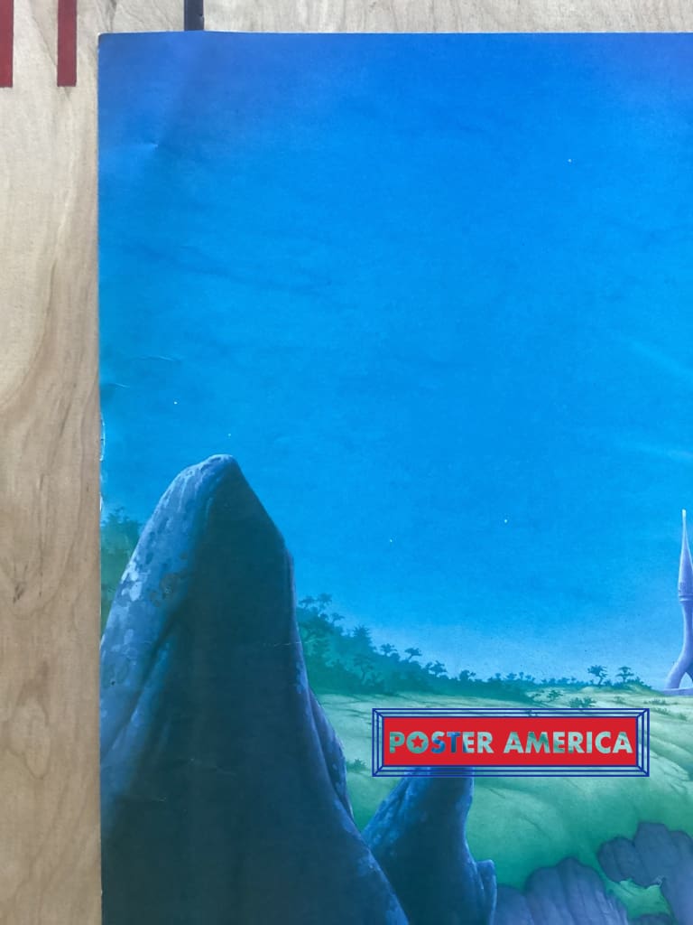 Load image into Gallery viewer, Rodney Matthews Time To Turn Vintage 1983 Poster 20 X 39 Vintage Poster
