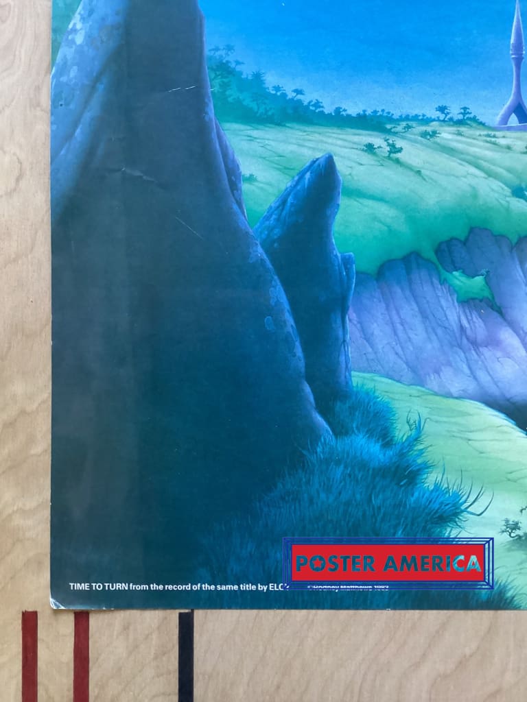 Load image into Gallery viewer, Rodney Matthews Time To Turn Vintage 1983 Poster 20 X 39 Fine Art Print
