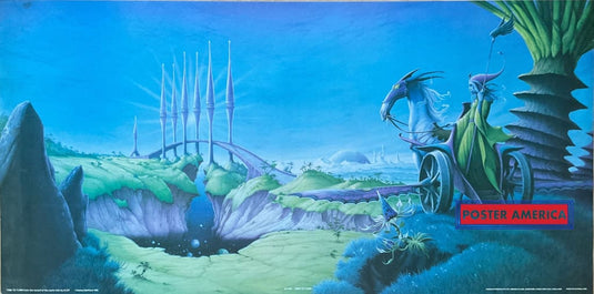 Rodney Matthews Time To Turn Vintage 1983 Poster 20 X 39 Fine Art Print