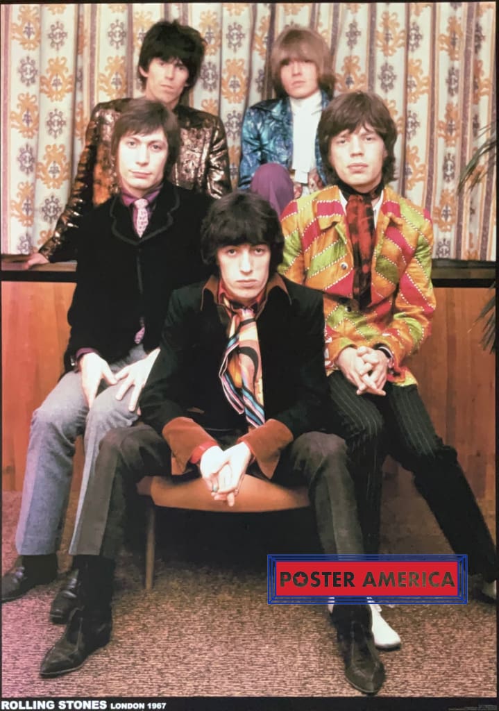 Load image into Gallery viewer, Rolling Stones London 1967 Band Shot Poster 23.5 X 33
