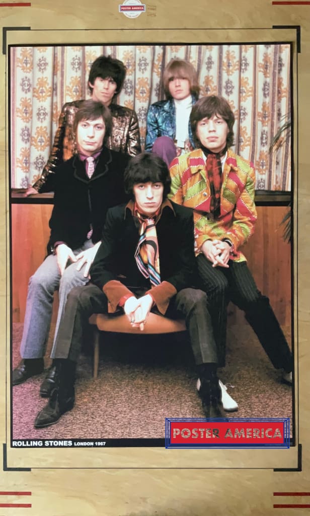 Load image into Gallery viewer, Rolling Stones London 1967 Band Shot Poster 23.5 X 33
