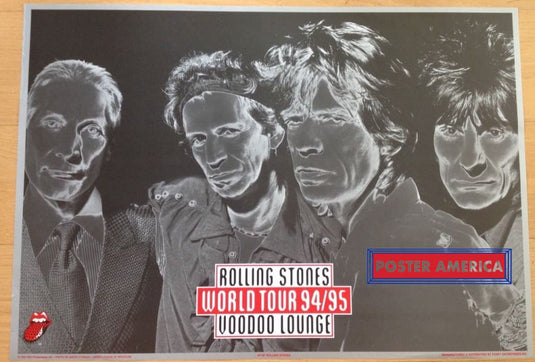 Rolling Stones Voodoo Lounge World Tour 1994 Poster 23.5 X 32.5