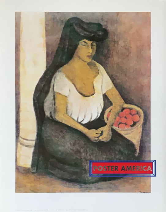 Rufino Tamayo Woman With Black Coif Art Print 22.5 X 28.5 Poster