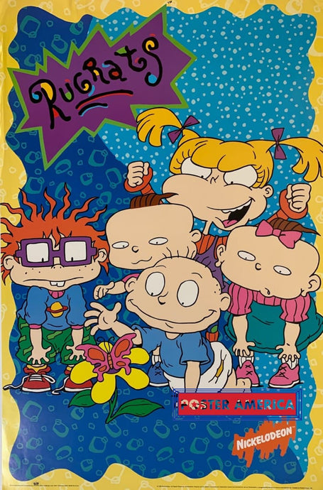 Rugrats Tommy Chucky Angelica Phil And Lil 1996 Vintage Poster 23 X 35 Vintage Poster