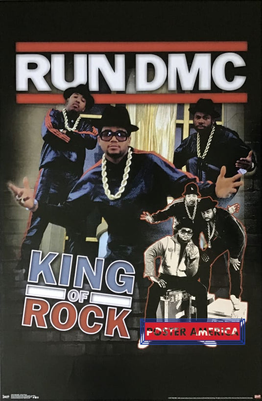 Run Dmc King Of Rock Poster 22 X 34