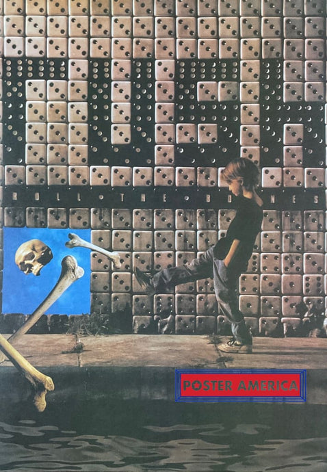 Rush Roll The Bones Album Cover Vintage U.k. Import Poster 23 X 32.5 Vintage Poster
