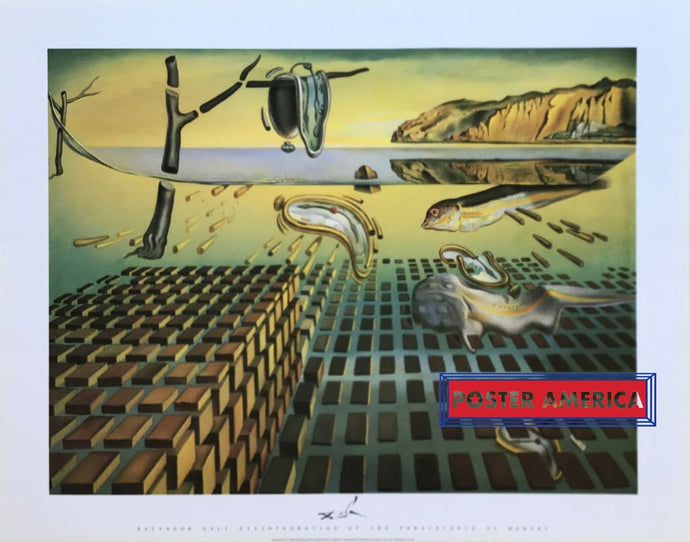 Salvador Dali Disintegration Of The Persistence Memory Art Print 22 X 28 Posters Prints & Visual