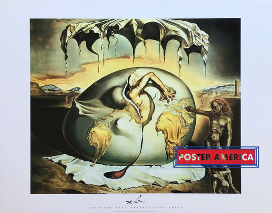 Salvador Dali Geopoliticus Child Art Print 22 X 28 Posters Prints & Visual Artwork