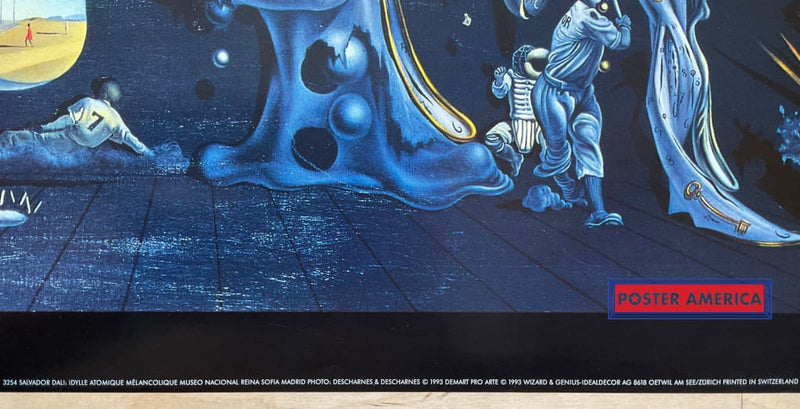 Load image into Gallery viewer, Salvador Dali Idylle Atomique Vintage Art Poster 24 X 35
