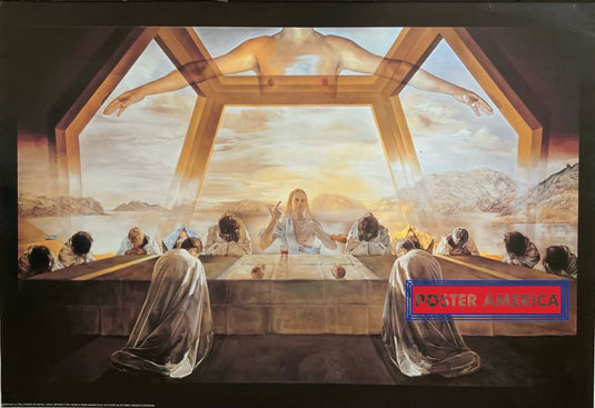 Salvador Dali: La Cene Vintage Swiss Import Poster 2001 24 X 35 Dali