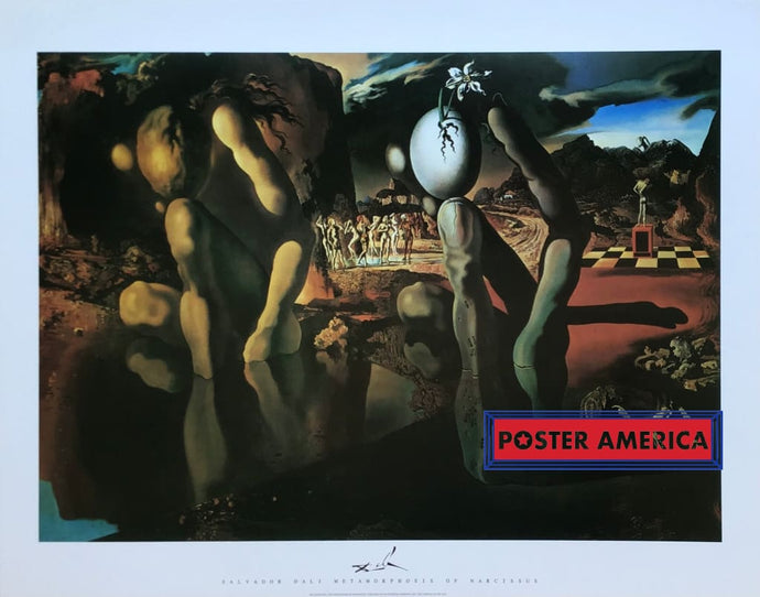 Salvador Dali Metamorphosis Of Narcissus Art Print 22 X 28 Posters Prints & Visual Artwork