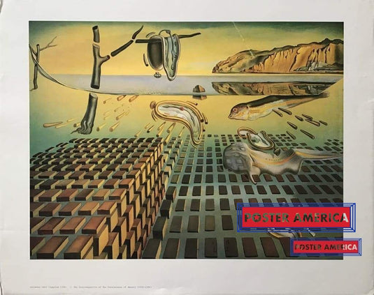 Salvador Dali The Desintegration Of The Persistence Memory Vintage Poster 22.
