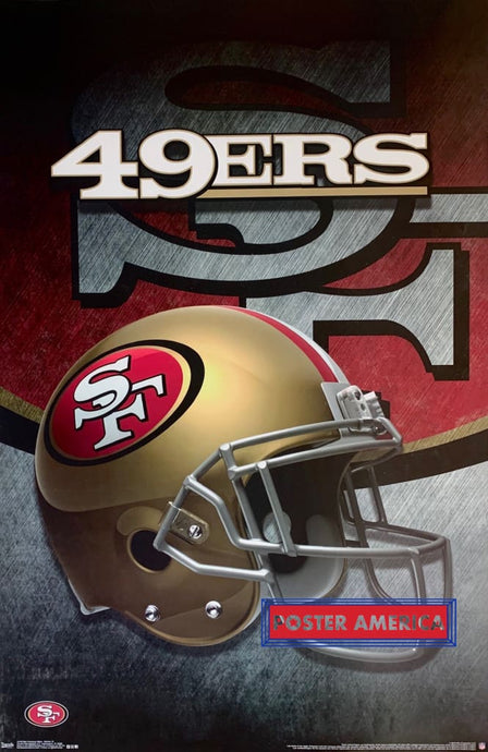 San Francisco 49Ers 15 Helmet Official Nfl Poster 22.5 X 34