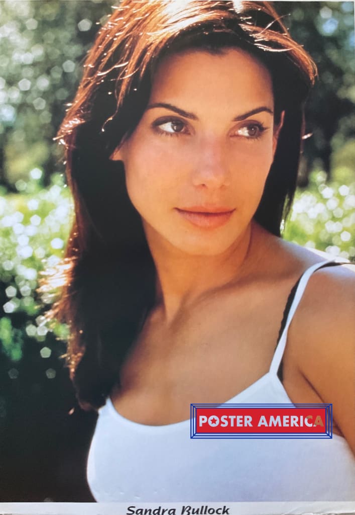 Load image into Gallery viewer, Sandra Bullock In Tank Top Portrait Shot Vintage Poster 24 X 34.5
