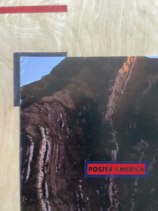 Sandy Beach With Rock Formation Shot Scenic Poster 24 X 36 Vintage Poster