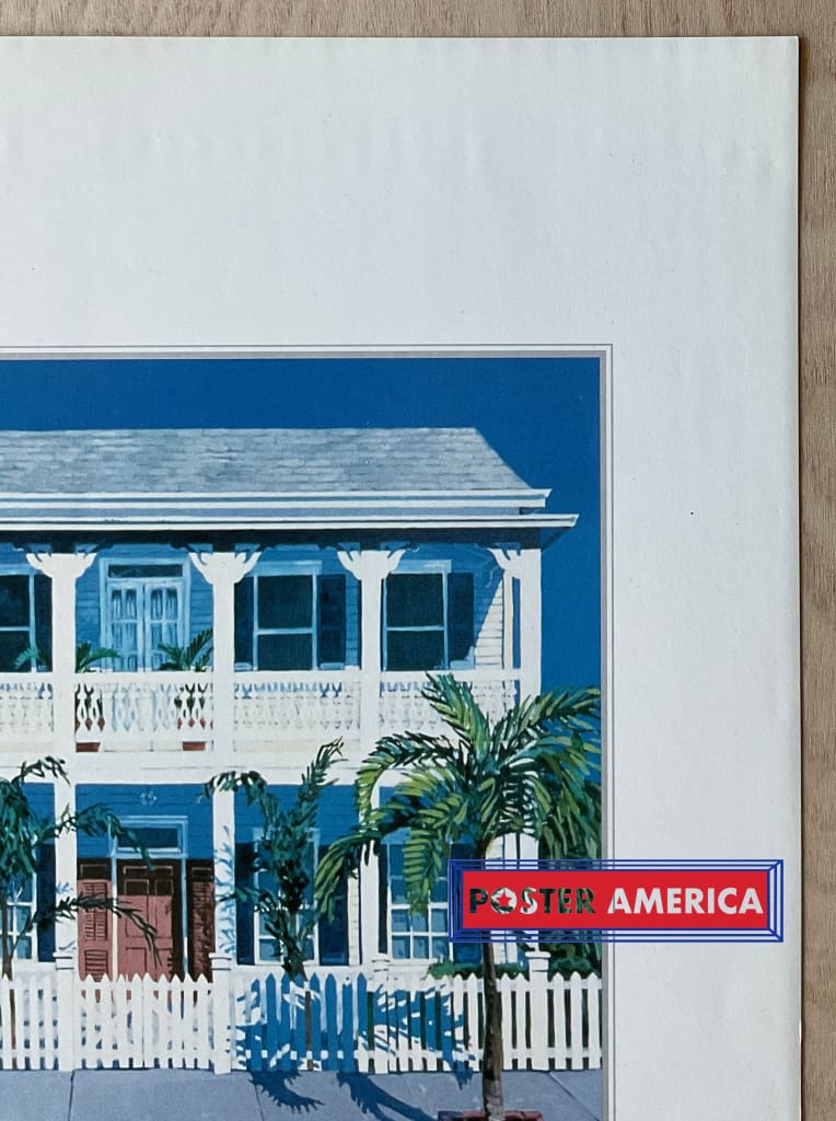 Load image into Gallery viewer, Sanford Shapiro Cottages Vintage Art Slim Print 12 X 36
