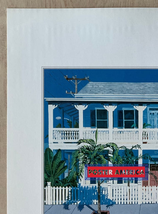 Sanford Shapiro Cottages Vintage Art Slim Print 12 X 36