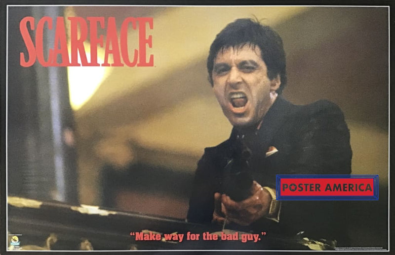 Load image into Gallery viewer, Scarface Make Way For The Bad Guy Poster 22 X 34.5

