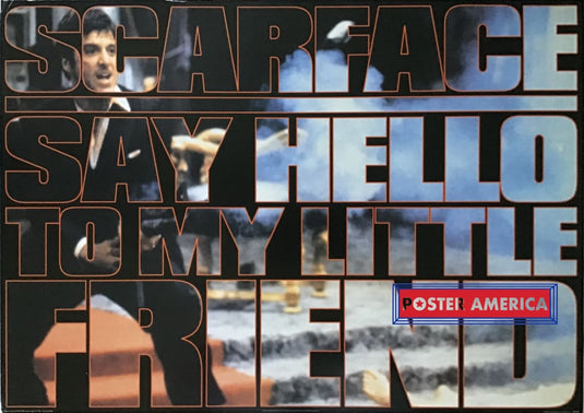 Scarface Say Hello To My Little Friend Poster 24 X 33.5