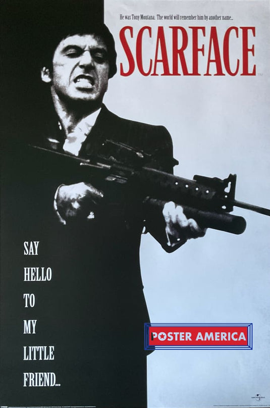 Scarface Tony Montana Say Hello Quote Poster 24 X 36