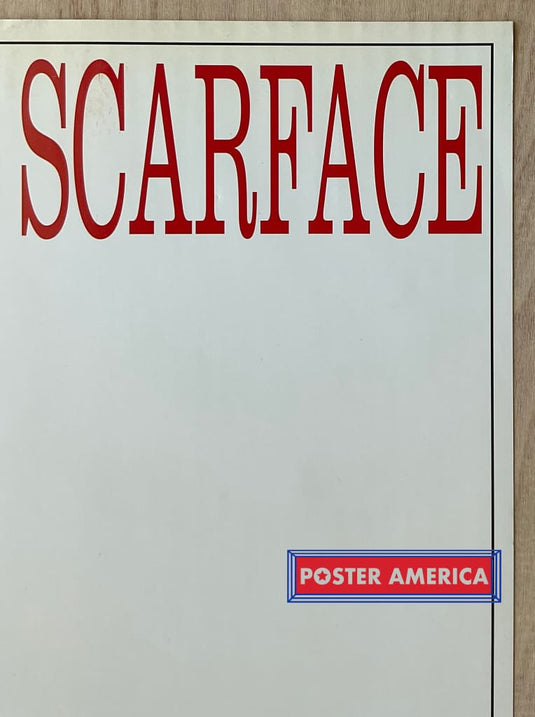 Scarface Vintage Reproduction One-Sheet Slim Print 12 X 36