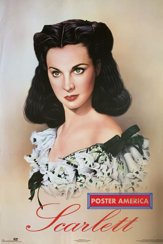 Scarlett Gone With The Wind Rare 1992 Vintage Poster 23 X 35