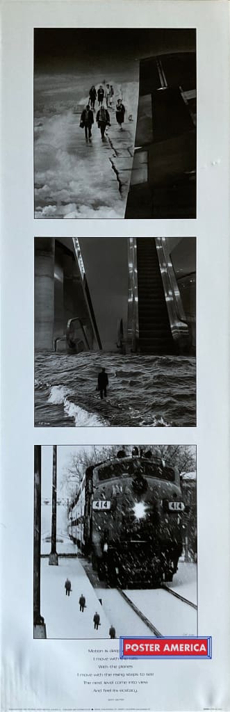 Scott Mutter Vintage Photomontage Slim Print 12 X 36