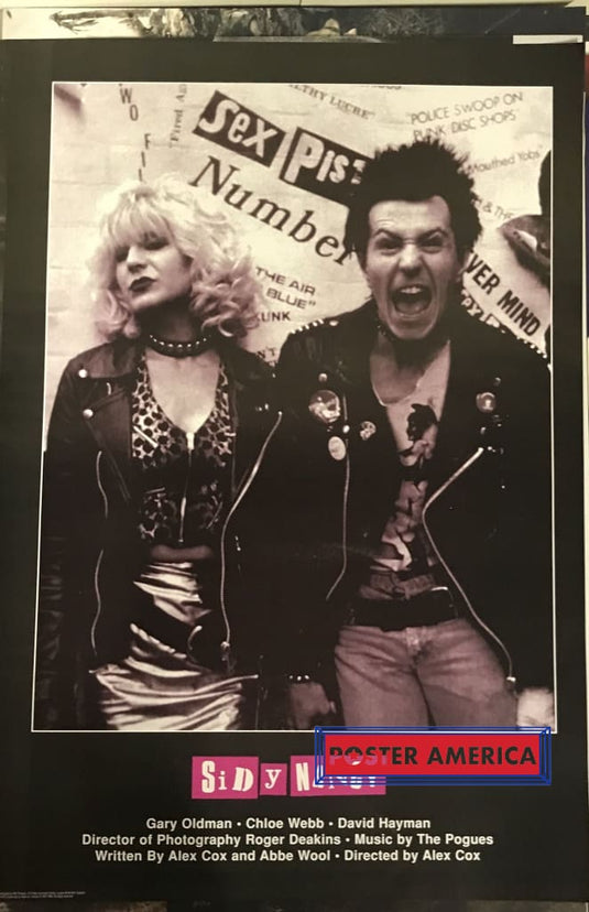 Sex Pistols Sid & Nancy Uk Import Movie Poster 22 X 34