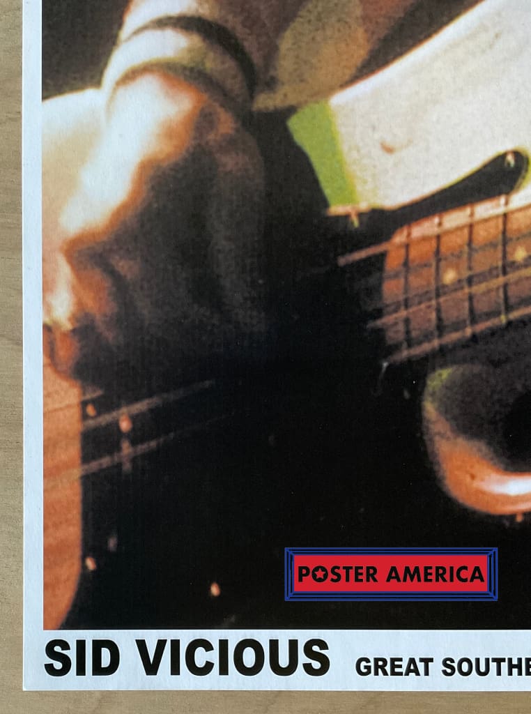 Load image into Gallery viewer, Sex Pistols Sid Vicious Atlanta 1978 Poster 23.5 X 35 Vintage

