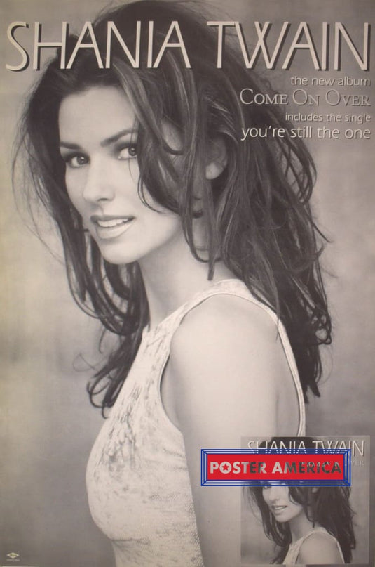 Shania Twain Come On Over Album Promo Reproduction Poster 23 X 35
