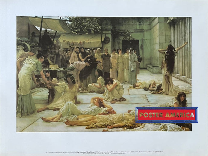 Sir Lawrence Alma-Tadema The Women Of Amphissa Vintage Art Print 19 X 25 Posters Prints & Visual