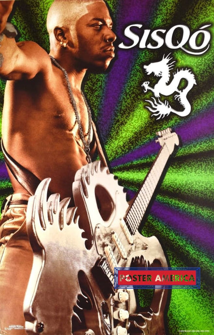 Sisqo Green And Purple Enter The Dragon Def Jam Vintage 2000 Poster 22.5 X 34.5 Vintage Poster