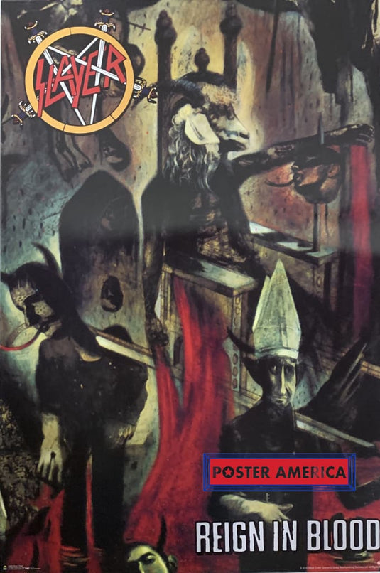 Slayer Reign In Blood Poster 24 X 36