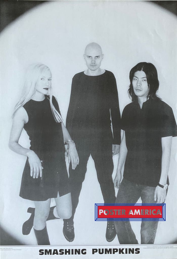 Load image into Gallery viewer, Smashing Pumpkins Group Shot By Ross Halfin Vintage Poster 24 X 35 Vintage Poster
