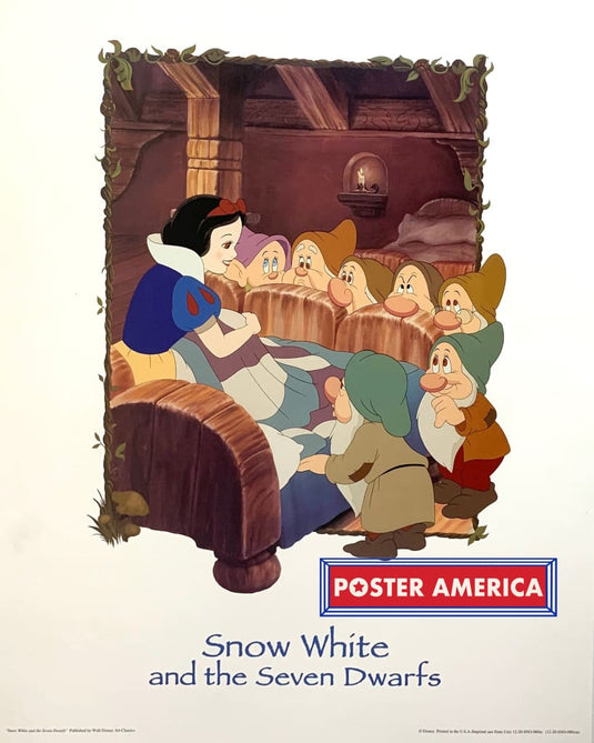 Snow White And The Seven Dwarfs Art Poster Print 16 X 20 Poster Print