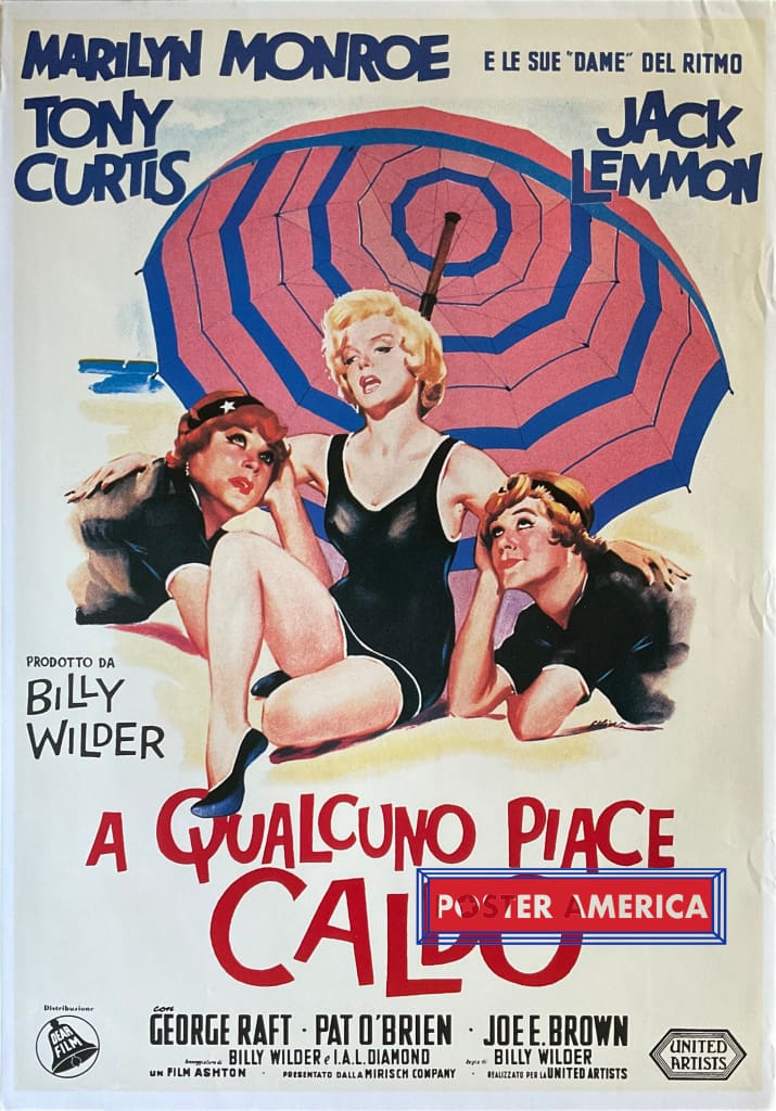Load image into Gallery viewer, Some Like It Hot One-Sheet Reproduction Movie Poster 27.5 X 39.5
