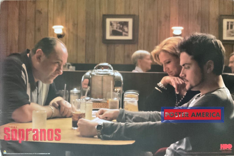 Load image into Gallery viewer, Sopranos Diner Scene Vintage 2008 24 X 36 Poster
