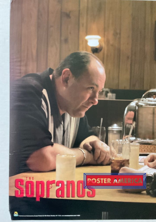 Sopranos Diner Scene Vintage 2008 24 X 36 Poster