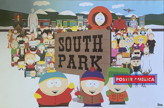 South Park Full Cast Poster 24 X 36