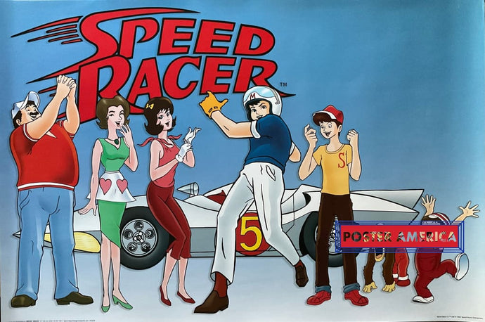 Speed Racer Vintage 2003 Japanese Anime Poster 24 x 36 Vintage Poster