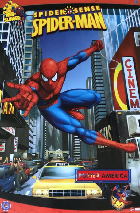 Spider-Man Animated Marvel Super Hero Poster 24 X 36 Posters Prints & Visual Artwork