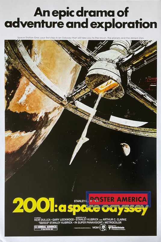 Stanley Kubrick’s 2001: A Space Odyssey Poster 24 X 36
