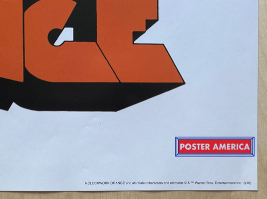 Stanley Kubricks Clockwork Orange Movie Promo Poster 24 X 36